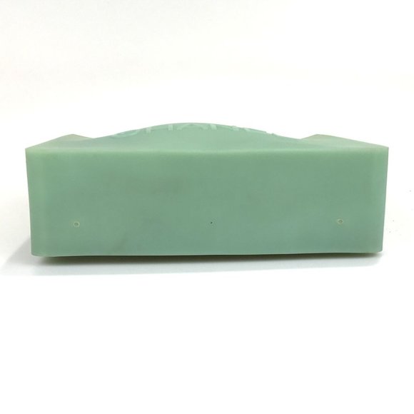 Chanel Bag Handbag Rubber Chanel Logo Clear Green Authentic - Picture 10 of 12